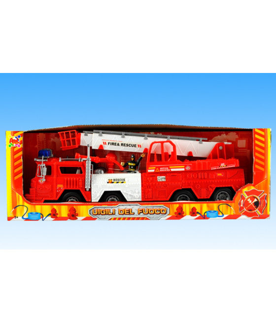 66 CM LANGES MODELL-FEUERWEHRAUTO MIT LICHT UND GERÄUSCHEN