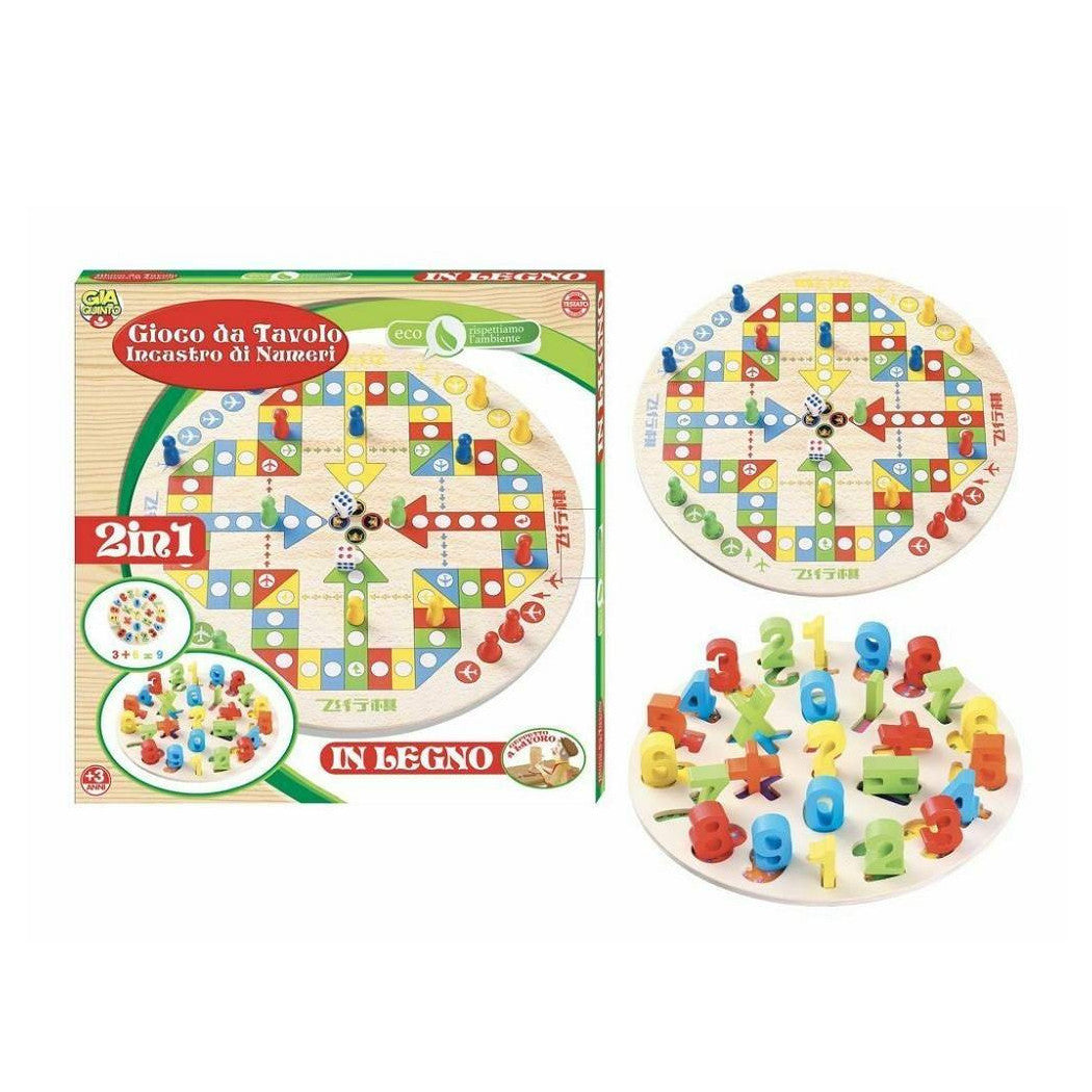 2IN1 PÄDAGOGISCHE HÖLZERNE ZAHLEN BRETTSPIEL KINDERSPIELZEUG