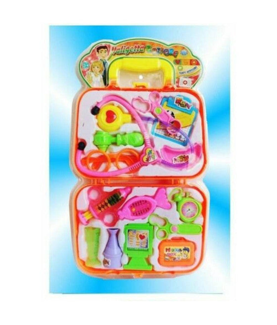 ARZTKOFFER MIT ZUBEHÖR SCHERE STETHOSKOP SPIELZEUG MÄDCHEN