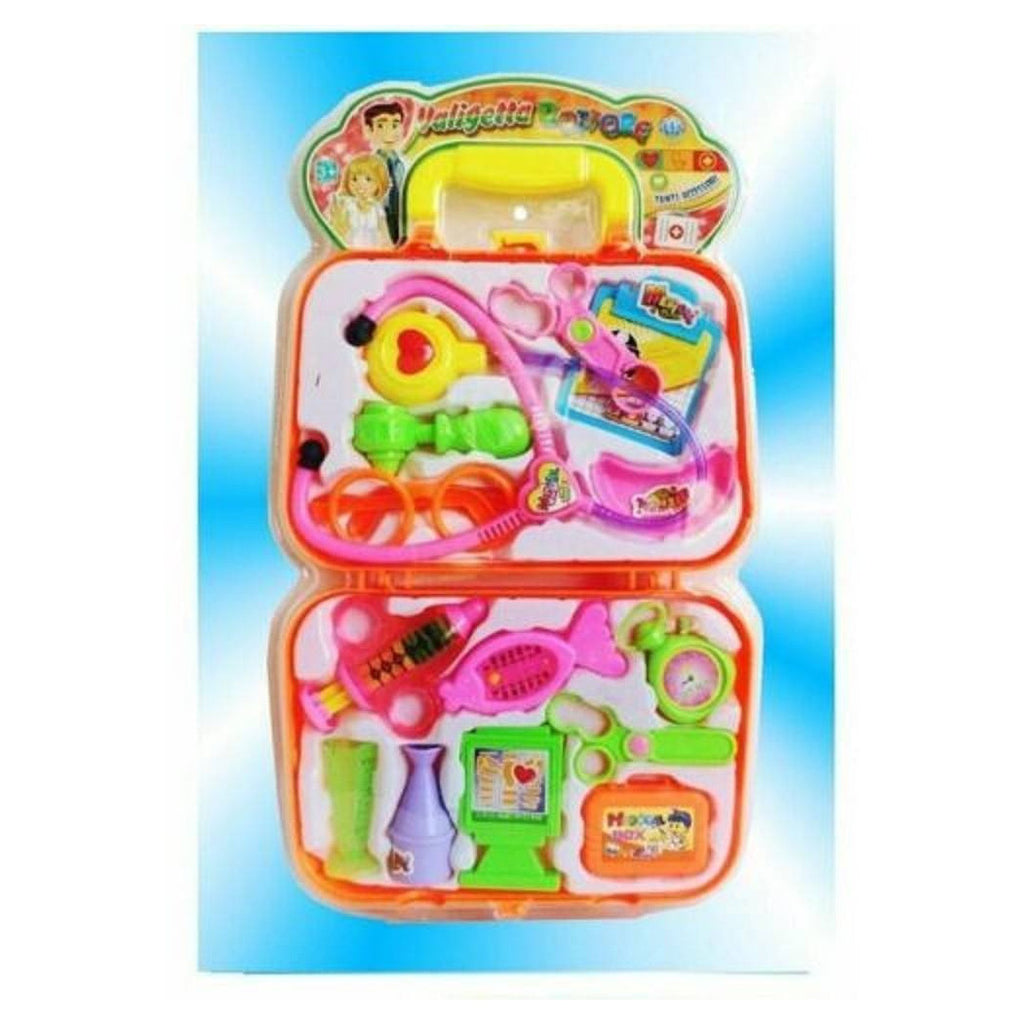 ARZTKOFFER MIT ZUBEHÖR SCHERE STETHOSKOP SPIELZEUG MÄDCHEN