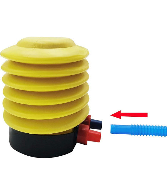 AUFBLASBARE DONUT ÜBUNG BALL PILATES PUMPE LILA