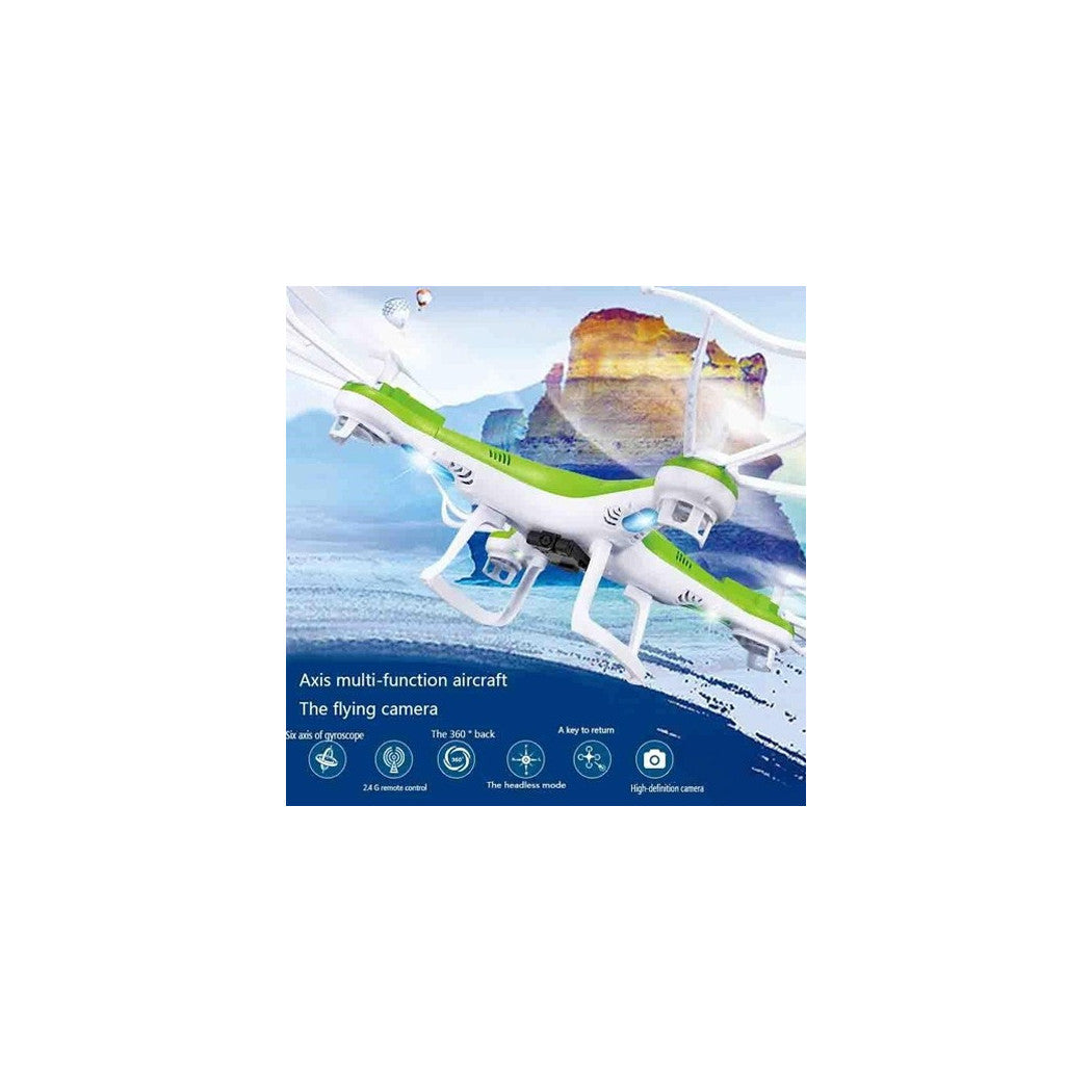 33 X 33 CM FARBLICH SORTIERTE QUADRICOPTER-DROHNE MIT 2 MP FUNKGESTEUERTER RC-KAMERA