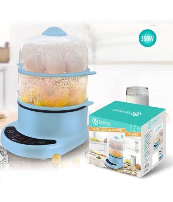 350 WATT ELEKTRISCHER KOCHKESSEL DAMPFGARER EIERKOCHER TX-8406