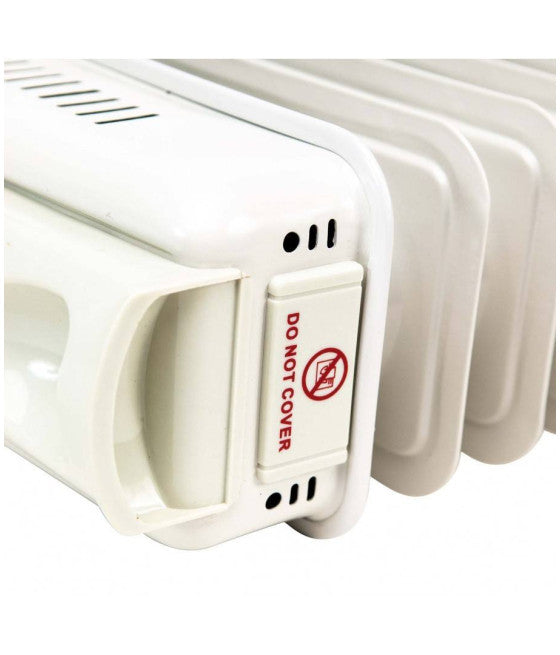 9-ELEMENT-ELEKTRO-ÖLRADIATOR MIT ROLLEN 2000W HERD MIT NIEDRIGEM VERBRAUCH