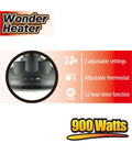900W WONDER HEATER TRAGBARE ELEKTRISCHE HEIZUNG EINSTELLBAR VON 15° BIS 32°C