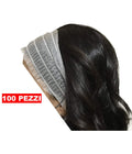 100 PZ FASCIA CAPELLI MONOUSO ELASTICA FASCE IN TNT TESSUTO NON TESSUTO ESTETICA
