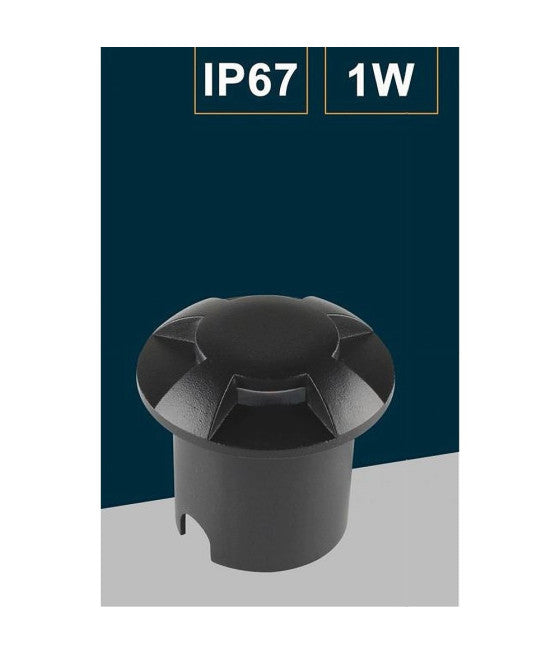 Abnutzungsstrahler 1W 3 Bündel Licht Lampenlampe IP67 324