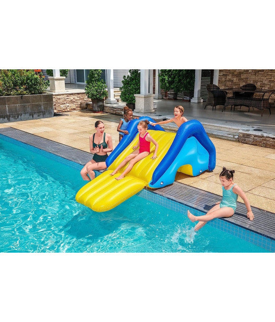 AUFBLASBARE RIESENRUTSCHE FÜR SCHWIMMBECKEN 247X124X100CM 52453