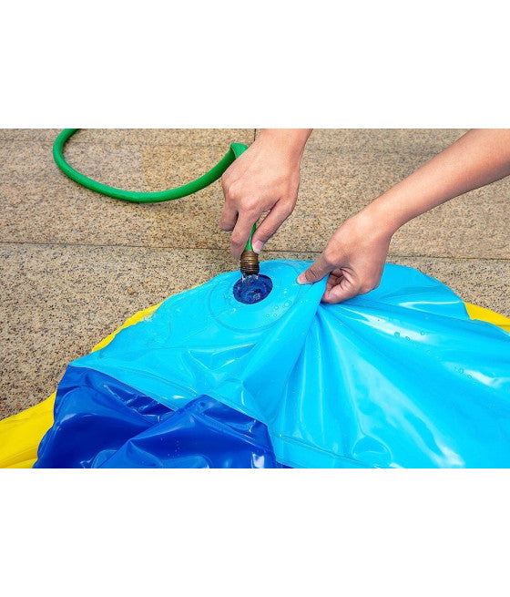 AUFBLASBARE RIESENRUTSCHE FÜR SCHWIMMBECKEN 247X124X100CM 52453