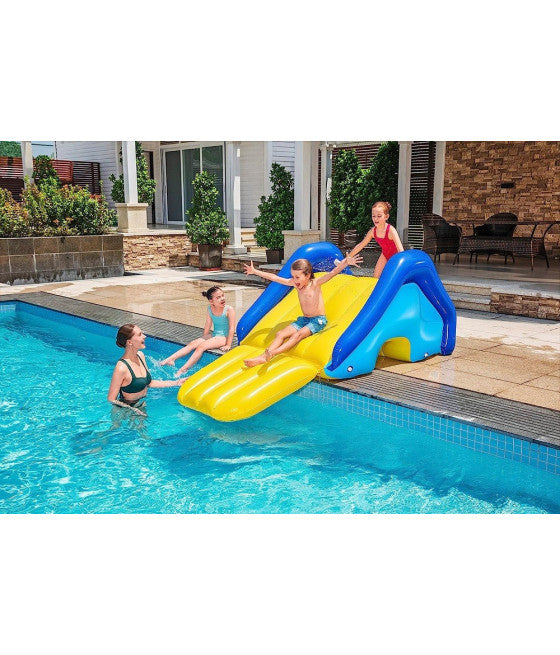 AUFBLASBARE RIESENRUTSCHE FÜR SCHWIMMBECKEN 247X124X100CM 52453