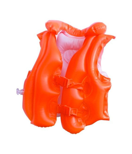 AUFBLASBARE SCHWIMMWESTE FÜR KINDER 50 X 47 CM