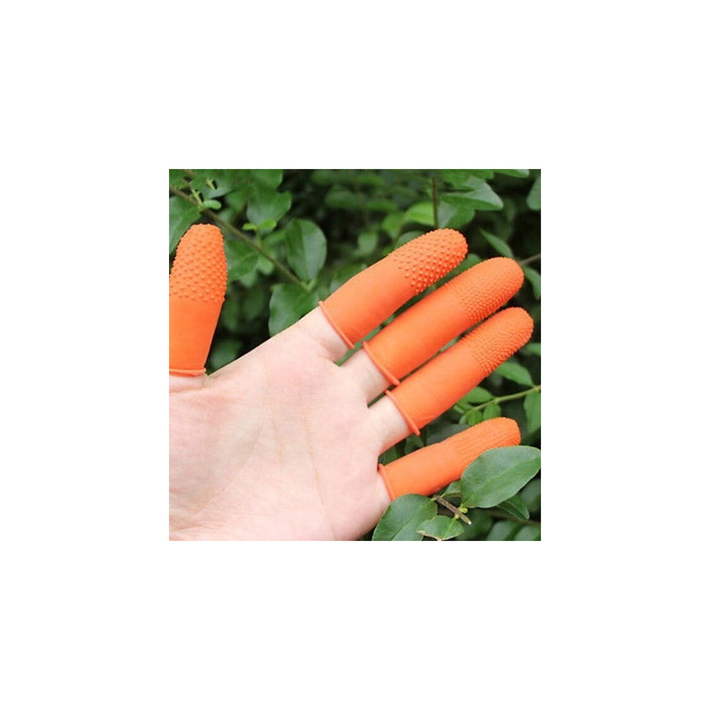 12 GUMMI-FINGERHANDSCHUHE MIT RUTSCHFESTEN PARTIKELN FÜR DIE ELEKTRONISCHE GARTENARBEIT