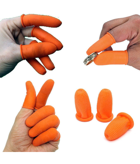 12 GUMMI-FINGERHANDSCHUHE MIT RUTSCHFESTEN PARTIKELN FÜR DIE ELEKTRONISCHE GARTENARBEIT