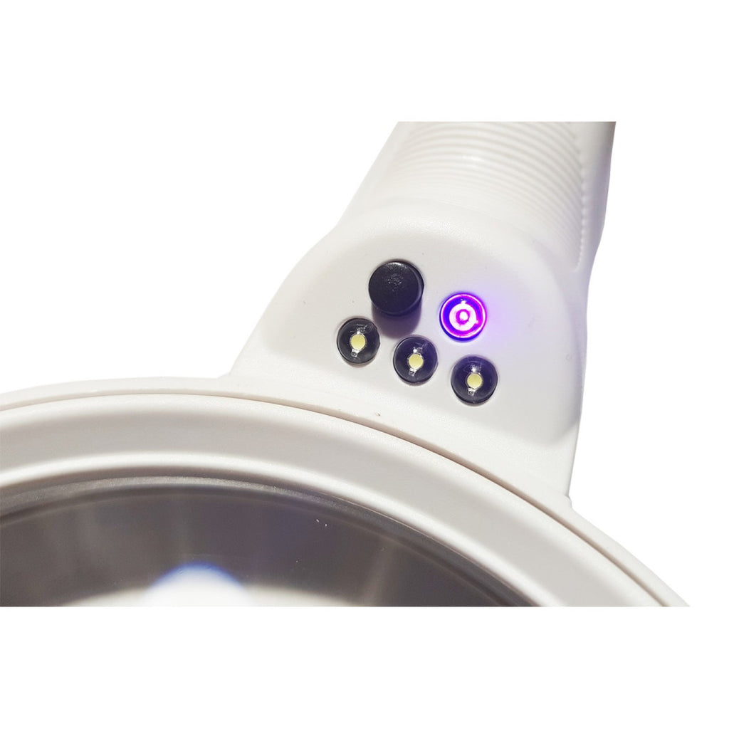 4X LOOKING LENS 3 LED WHITE LIGHT FOCUS 125mm