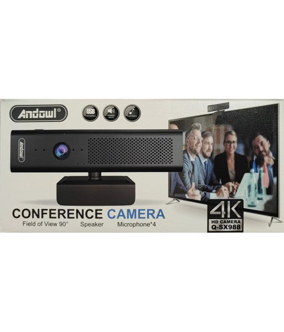 4K ULTRA HD WEB KONFERENZ KAMERA Q-SX988 LAPTOP MIKROFON