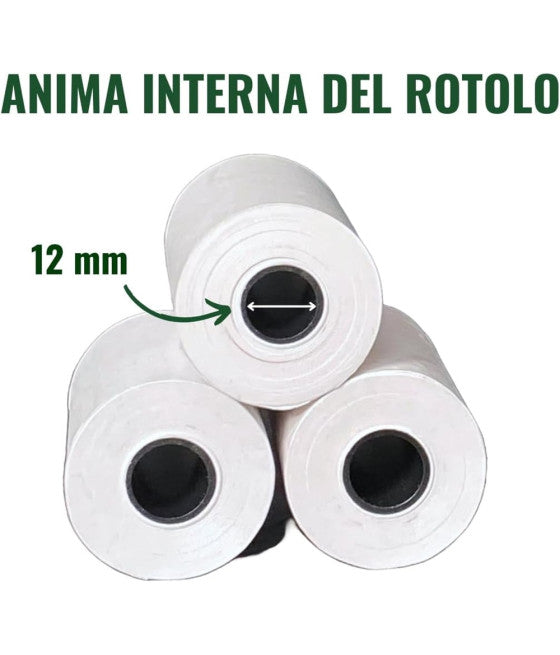 10 ROLLEN POS-THERMOPAPIER 57MMX20MT KOMPATIBEL MIT POS-GERÄTEN