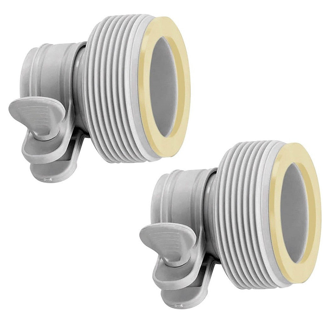 2STÜCK ADAPTER TYP B POOLPUMPEN KLAMMERFILTER ZUBEHÖR 26061