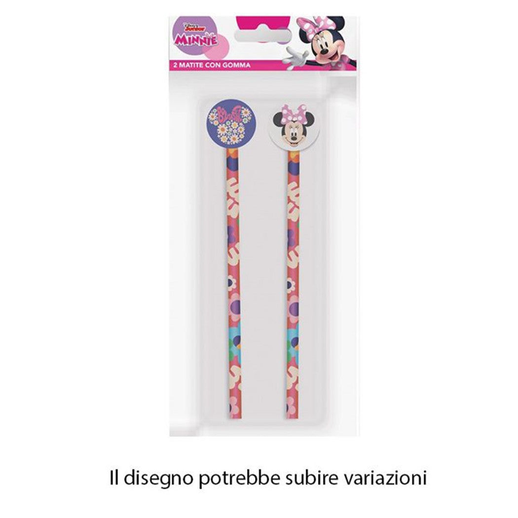 2 pz Kit mit runder Gummi Grafik Minnie Girls 960771