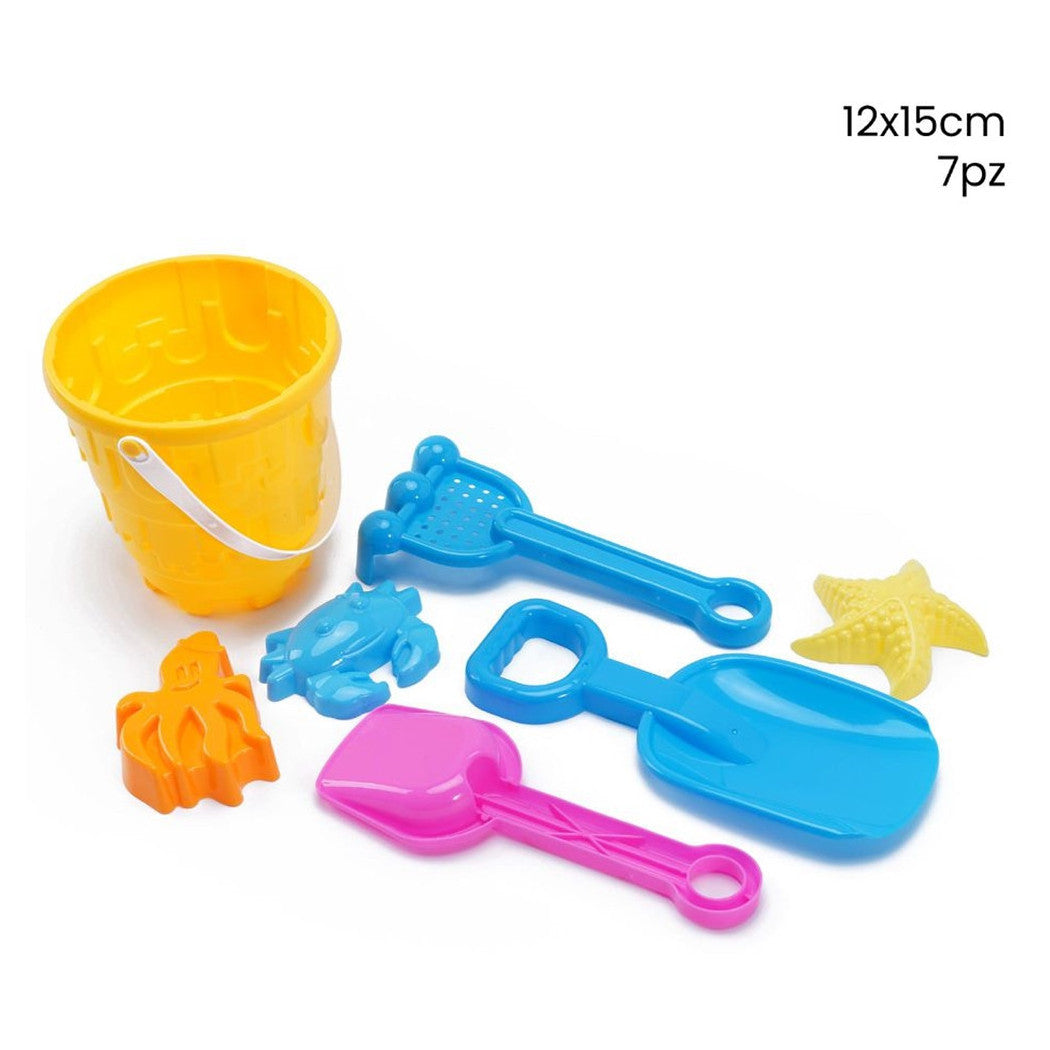 7 stücke Eimer mit Palette Rake Rake Games Kinder 258305