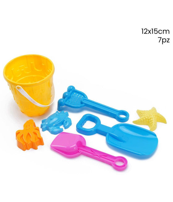 7 stücke Eimer mit Palette Rake Rake Games Kinder 258305