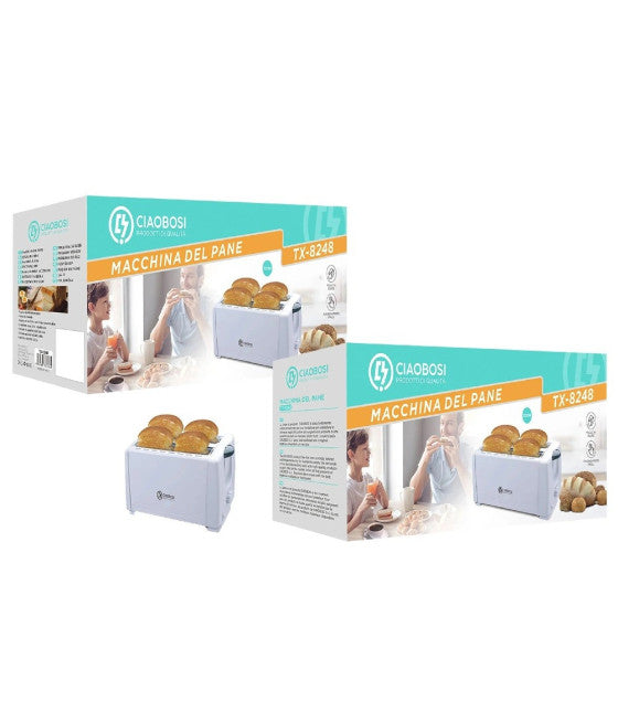 1200W MULTIFUNKTIONS-BROTTOASTER KRÜMELFACH TX8248