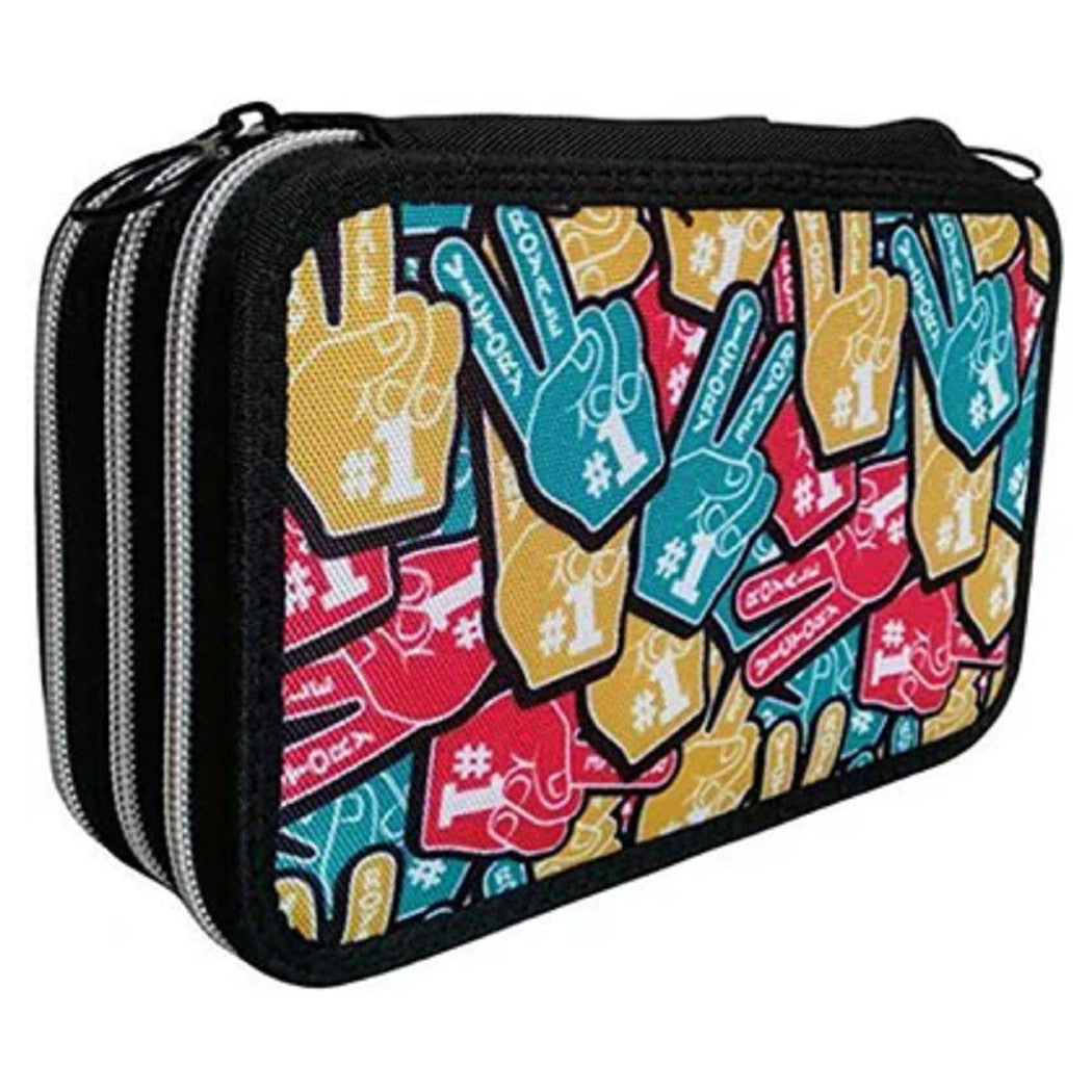 3 REISSVERSCHLUSS SCHAUMSTOFF FINGER FORTNITE GROSSE SCHULE FEDERMÄPPCHEN