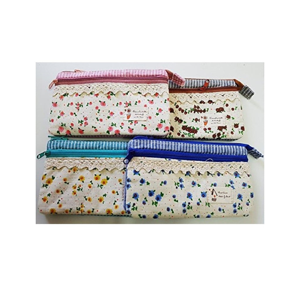 3-FACH-SCHÖNHEITSKOFFER MAKE-UP KOSMETIKTASCHE 2 REISSVERSCHLÜSSE