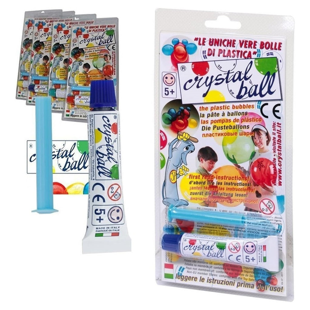 1 PACK KRISTALLKUGELN KUNSTSTOFFBLASEN PARTYSPIEL FÜR KINDER