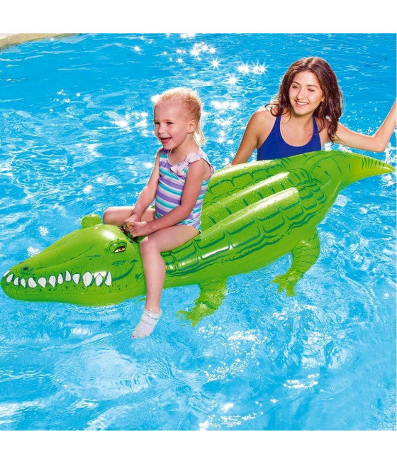 AUFBLASBARE RIESEN-KROKODIL-RETTUNGSBOJE 168 X 79 CM