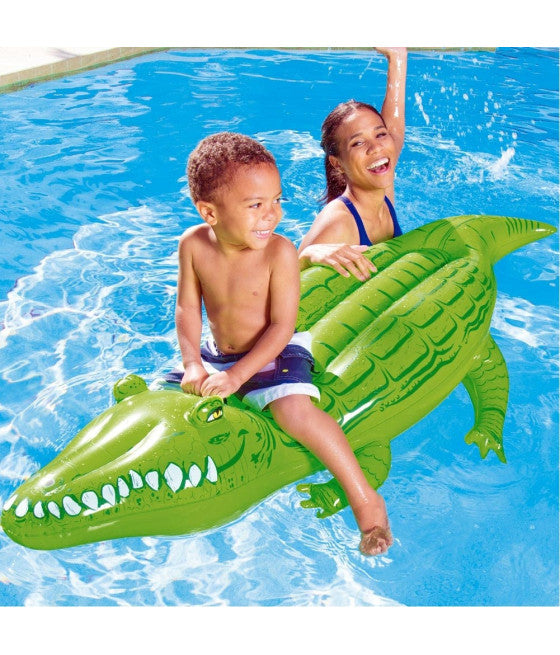 AUFBLASBARE RIESEN-KROKODIL-RETTUNGSBOJE 168 X 79 CM