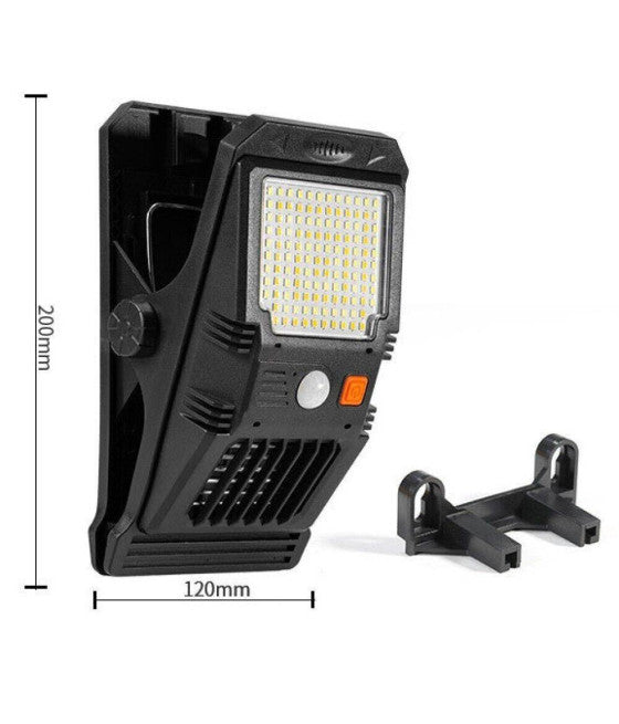 128 SMD LED SOLAR GARTENLICHTLAMPE MIT MOSKITONETZ