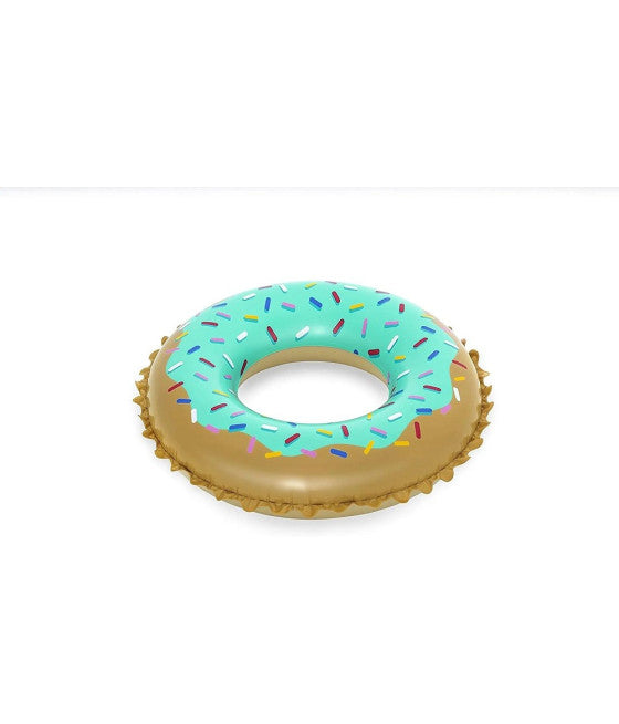 AUFBLASBARE RETTUNGSBOJE 91CM DONUT SÜSS MEER POOL 36300
