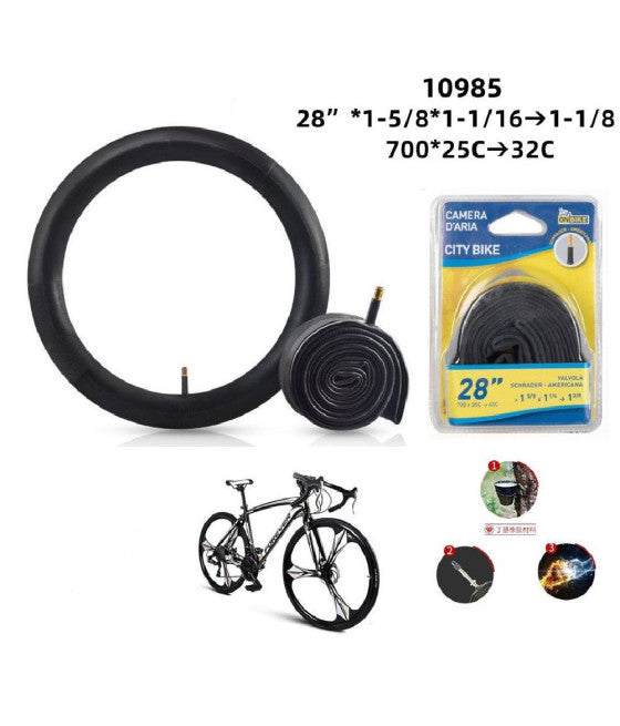 AREA ROOM 28" 700X25C 32CX1 5/8 X1 1/16 1 1 1/8 VALVOLA SCHRADER