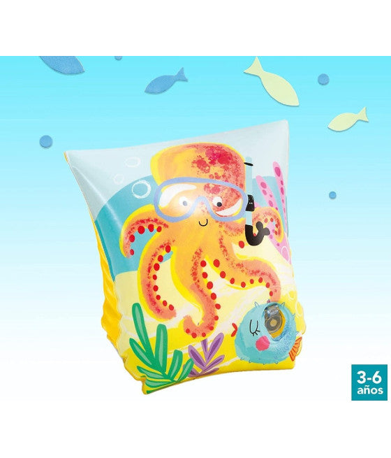ARMLEHNEN FUN FISH 23 X 15 CM MEHRFARBIG KINDER SCHWIMMBAD 58652