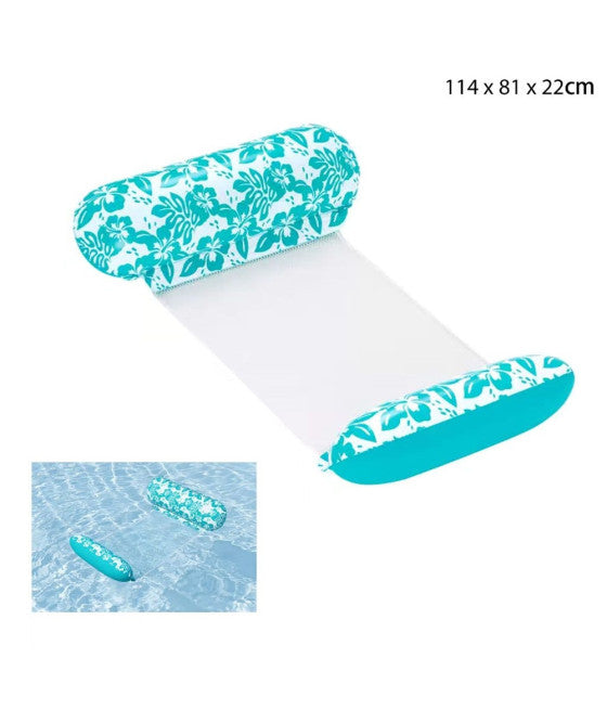 Aufblasbare Hängemattenmatratze, schwimmendes tropisches Design, 43839