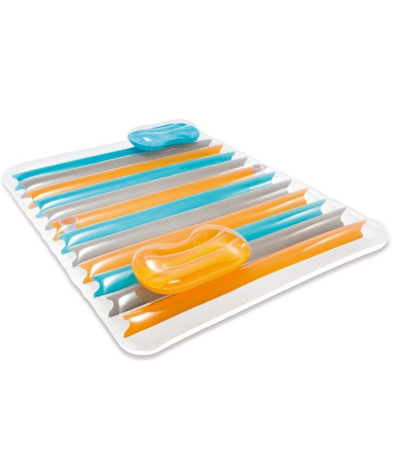 2-SITZER LUFTMATRATZE MIT DOPPELKISSEN 198 X 160 CM MULTICOLOR