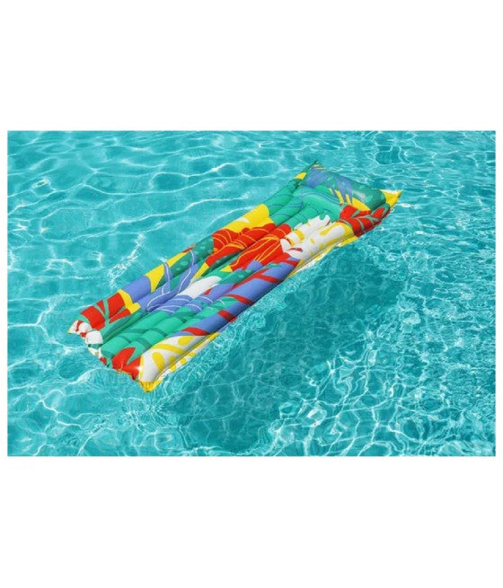 AUFBLASBARE LUFTMATTE MEHRFARBIG 2 TUBE 183 X 69 CM 44033