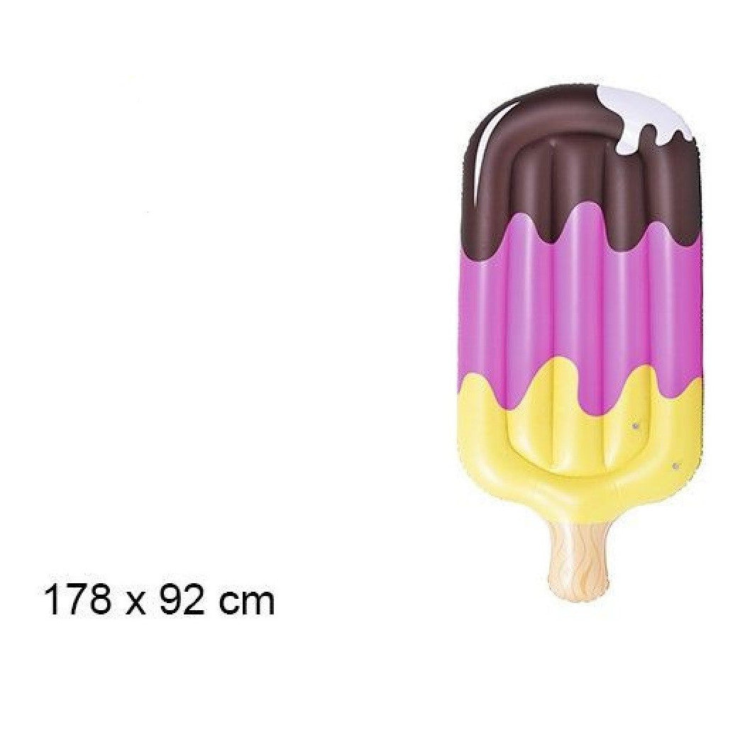 AUFBLASBARE POOL-MATRATZE EISCREME 178 X 92 CM
