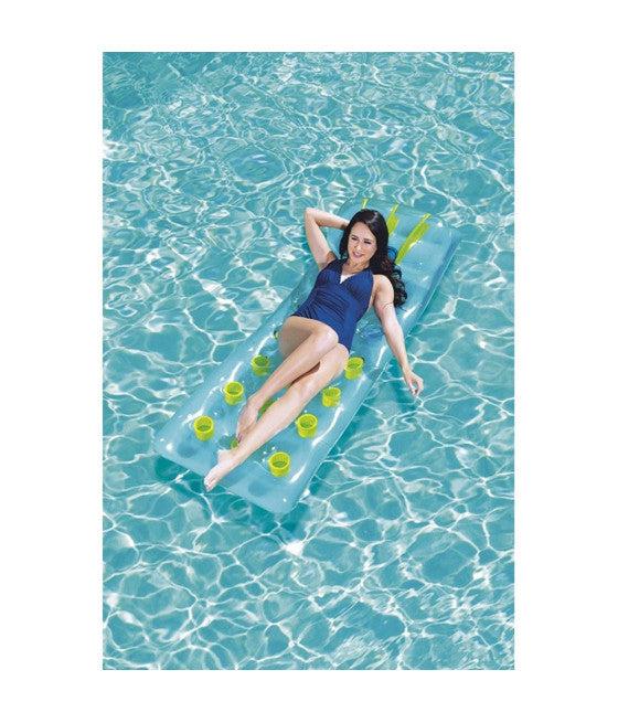 AUFBLASBARE MATRATZE MIT 18-LOCH-KISSEN 188X71 CM 43015