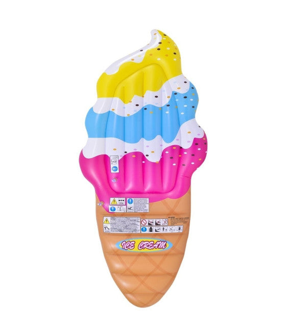 Aufblasbare Matratze aufblasbarer Kegel mit Eistüte aus PVC SEA SWIMMING POOL 170 x 79CM