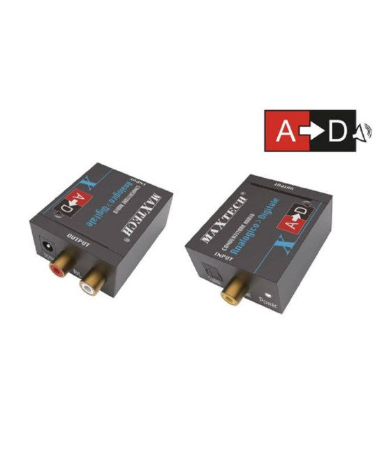 ANALOGISCHER KONVERTIER R/L TOSLINK DK202