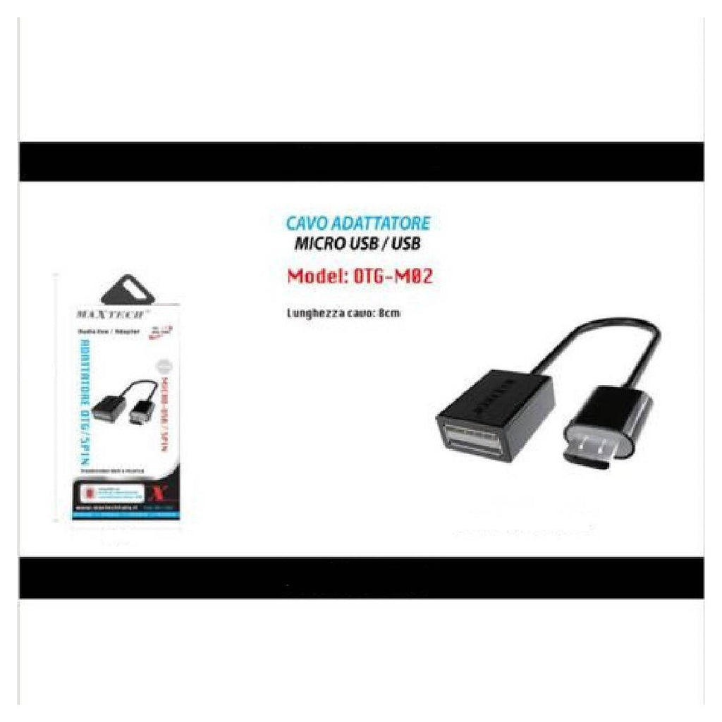 ACVO MICRO USB/USB CELLULARE OTG/5PIN 8CM MAXTECH OTG-M02