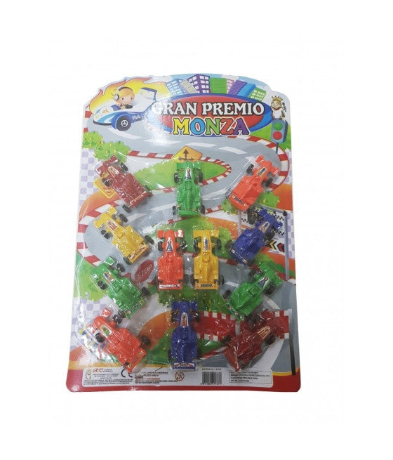 12 MINI-GRAND-PRIX-RENNWAGEN GEMISCHTE SPIELZEUGAUTOS FÜR KINDER