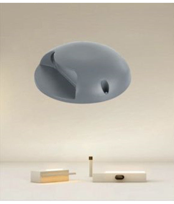 4 W RUNDER GRAUER LED-WEGSTRAHLER, KALTES LICHT 6500 K 33610