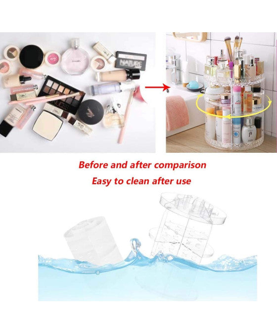 360° DREHBARER MAKE-UP-DISPLAY-ORGANISATOR KOSMETIK PARFUMS MAKE-UP