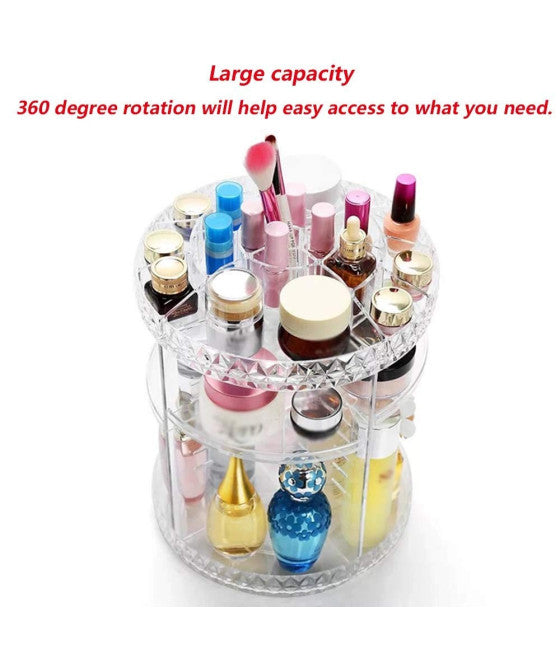 360° DREHBARER MAKE-UP-DISPLAY-ORGANISATOR KOSMETIK PARFUMS MAKE-UP