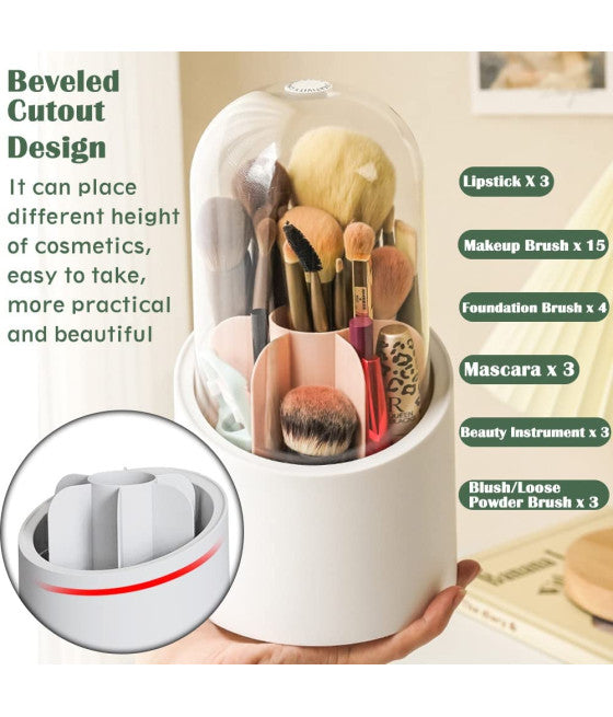 Anti-Staub-Make-up-Make-up-Halter, Organizer, wasserdicht, um 360° drehbar