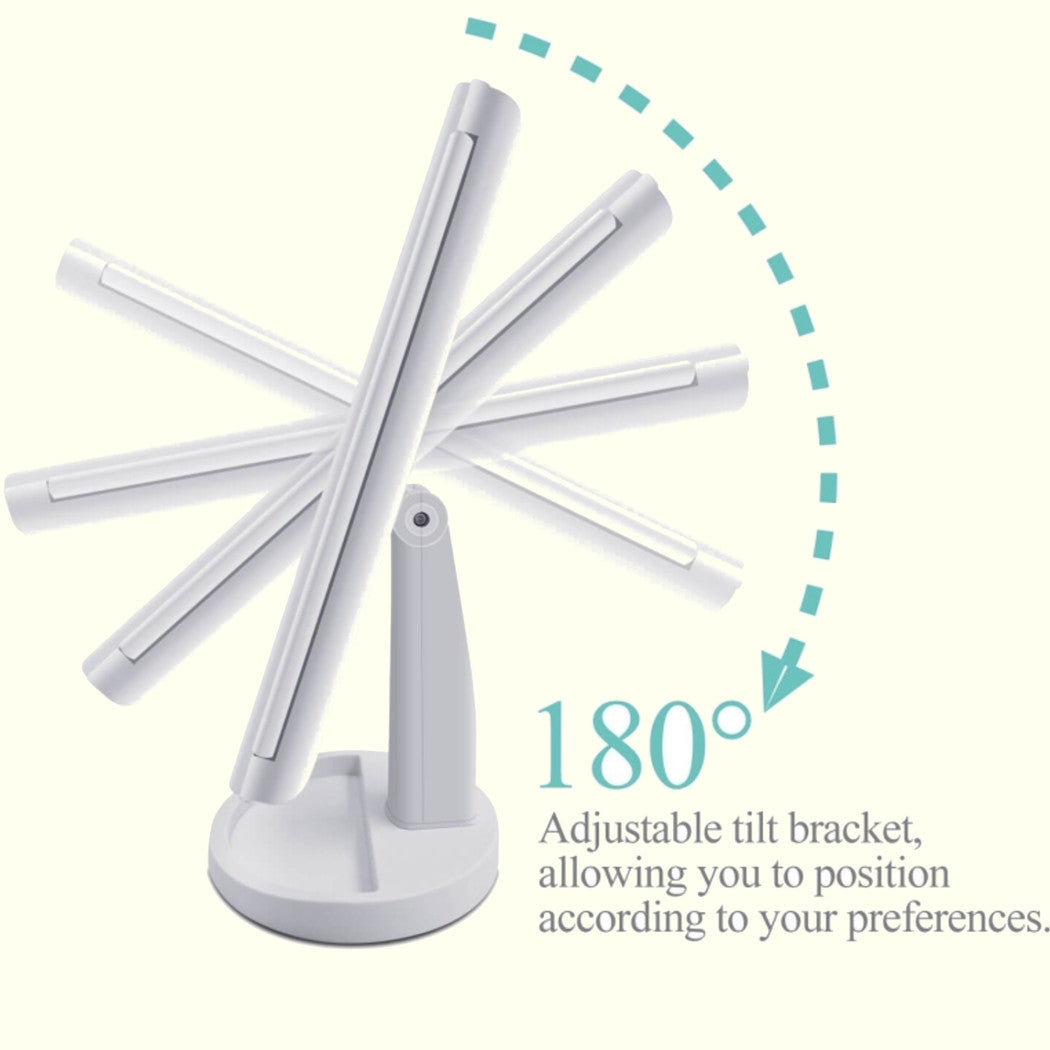 360-GRAD-DREHSPIEGEL TOUCHSCREEN-TISCH 2 VERGRÖSSERUNGEN BAD MAKE-UP