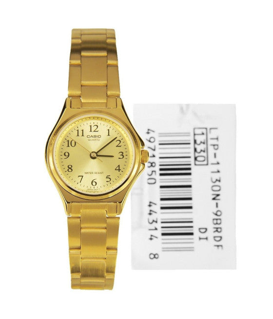 ARMBANDUHR CASIO LTP-1130N-9BRDF ANALOG QUAD GOLD STAHL GOLD