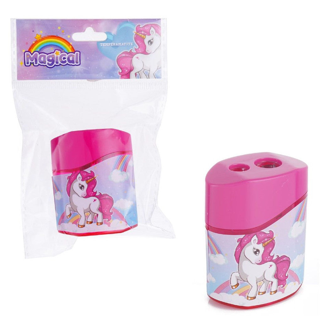 2-Loch-Oval-Bleistiftspitzer mit Einhorn-Tank-Girls 737861